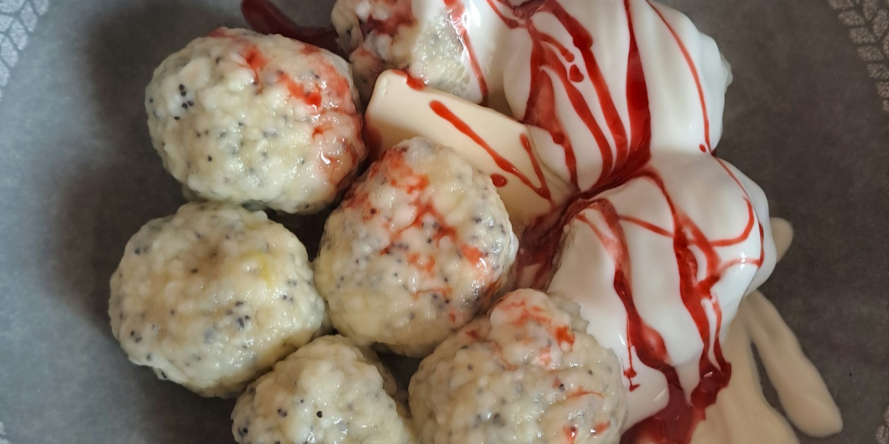 Ліниві вареники з маком