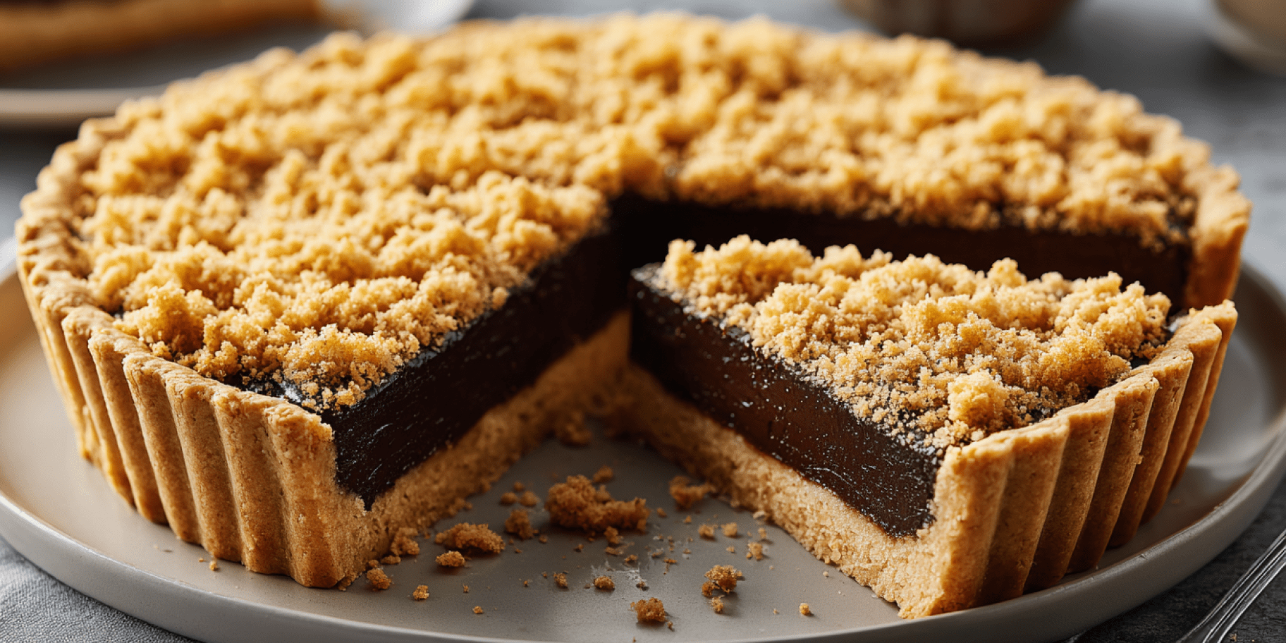 Тертий пиріг із шоколадом