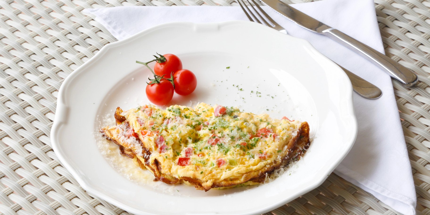 Простий омлет для дітей