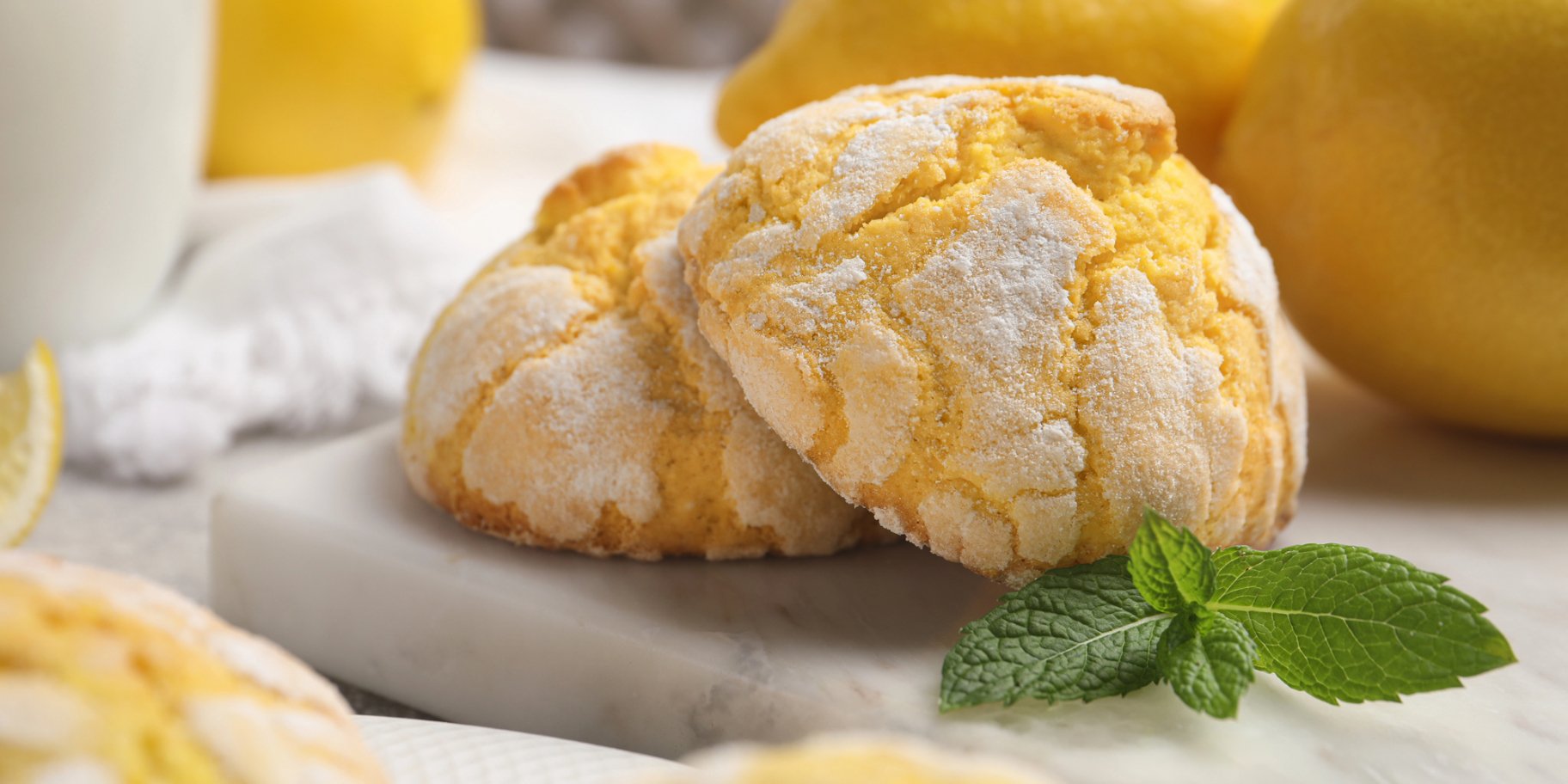 Лимонне печиво з тріщинками