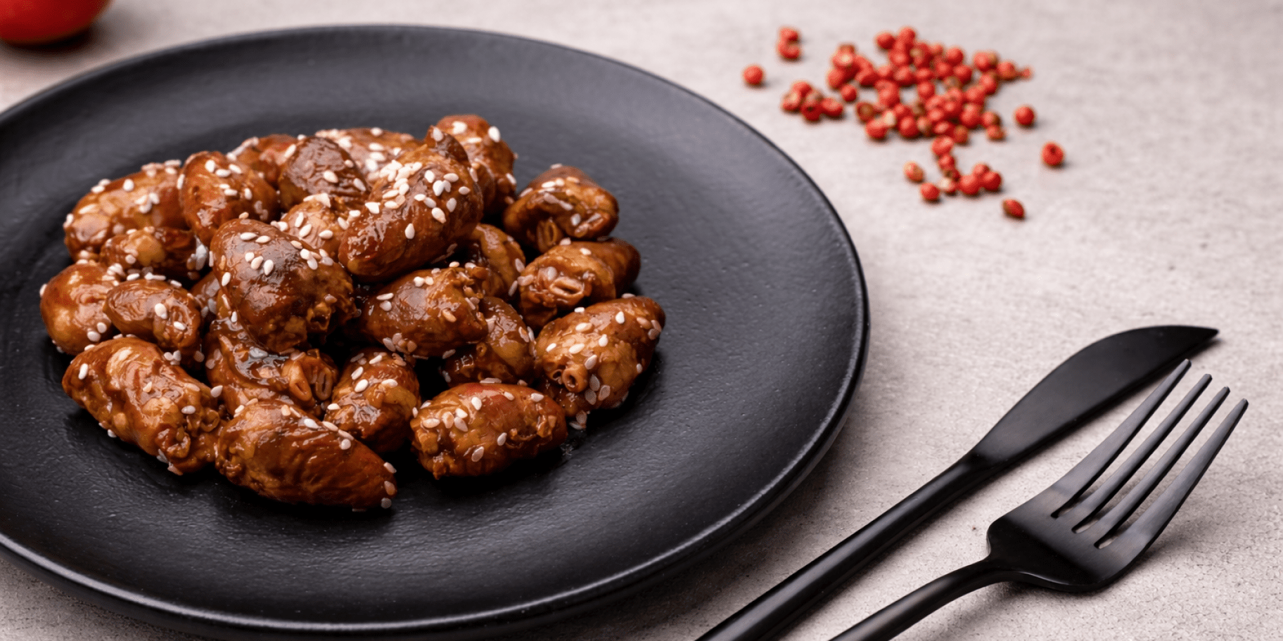 Курячі сердечка в аерогрилі