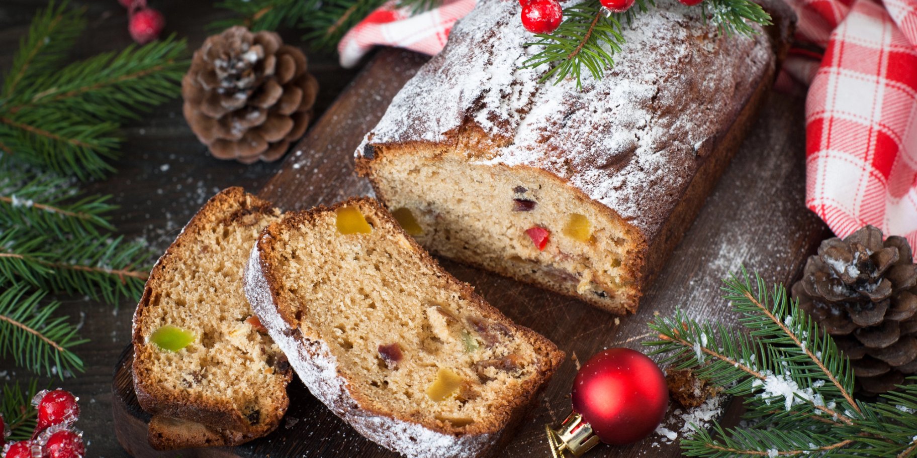 Різдвяний кекс на цілозерновому борошні