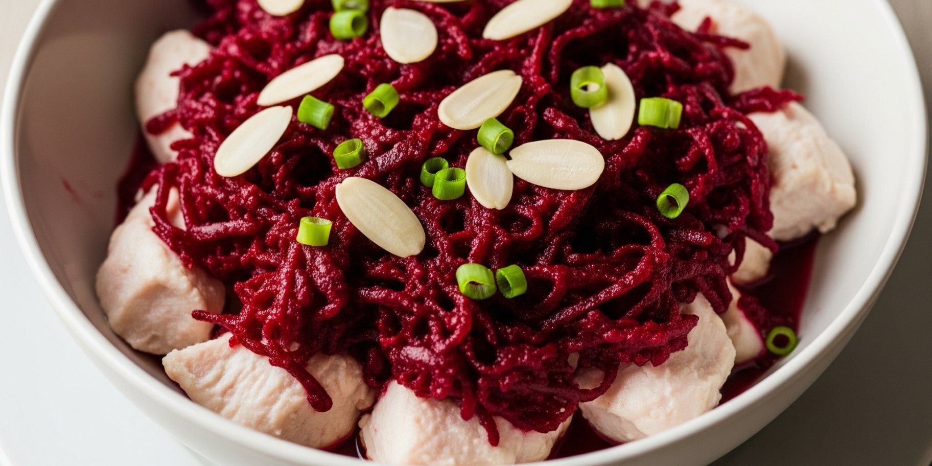 Салат з буряком, куркою і горіхами Салат з буряком, куркою і горіхами
