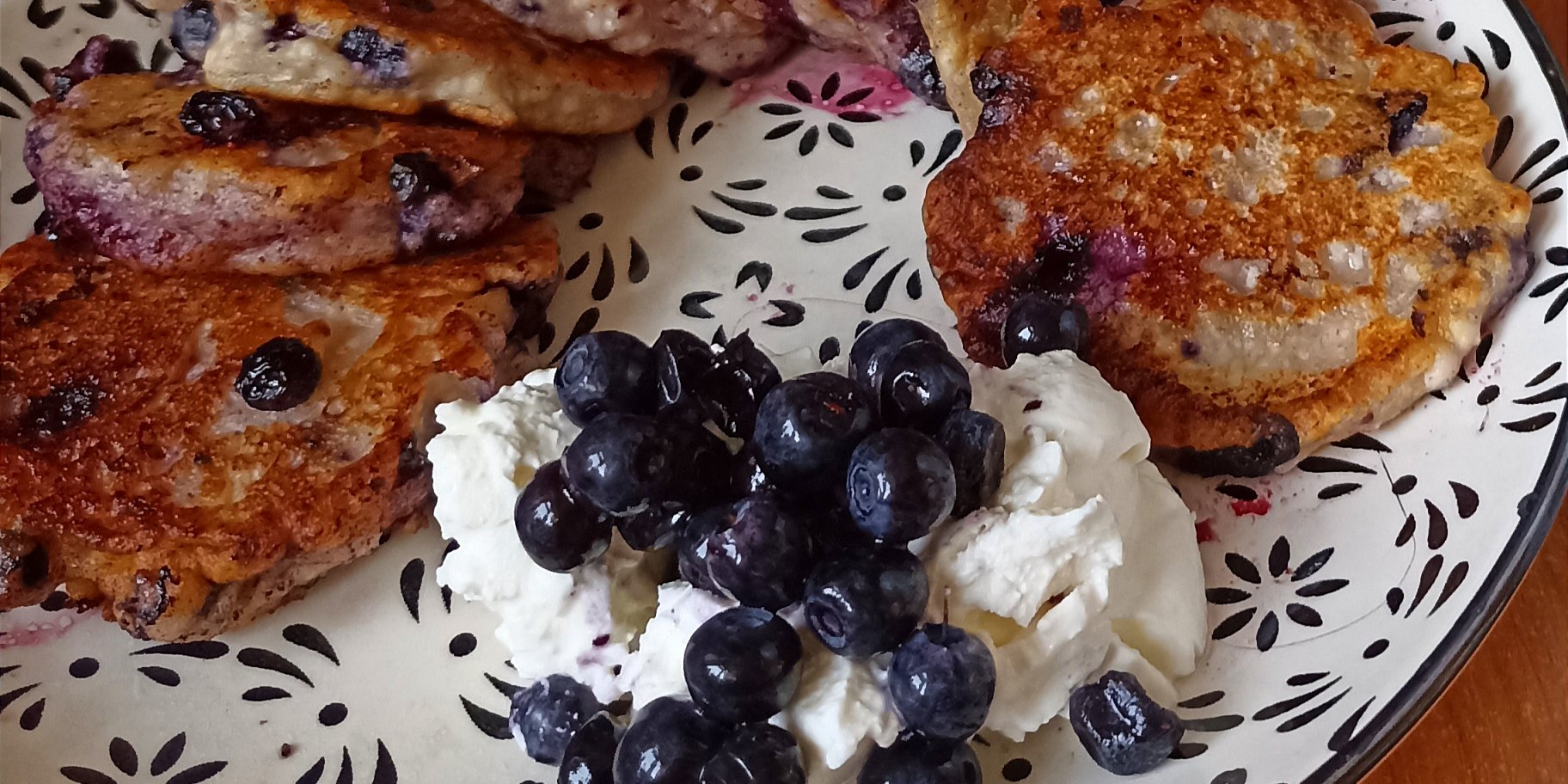 Чорничні оладки