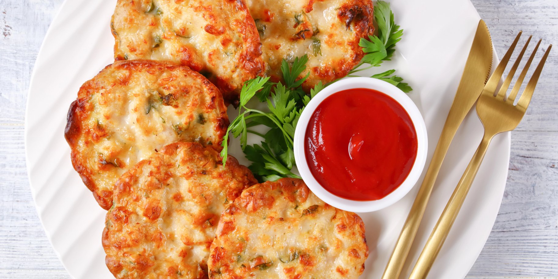 Курячі оладки на кефірі