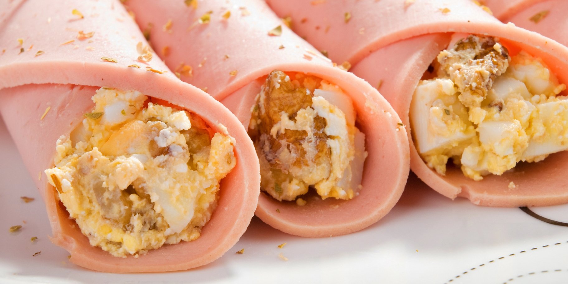 Рулетики із шинки