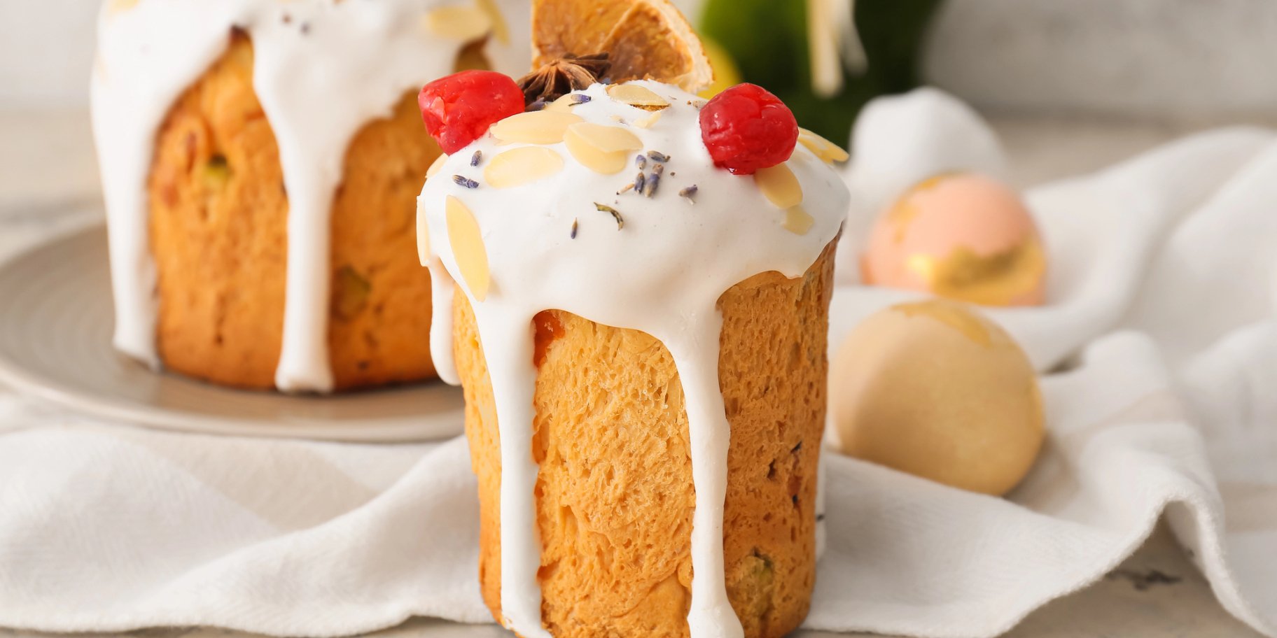 Мигдально-макова паска без дріжджів і цукру