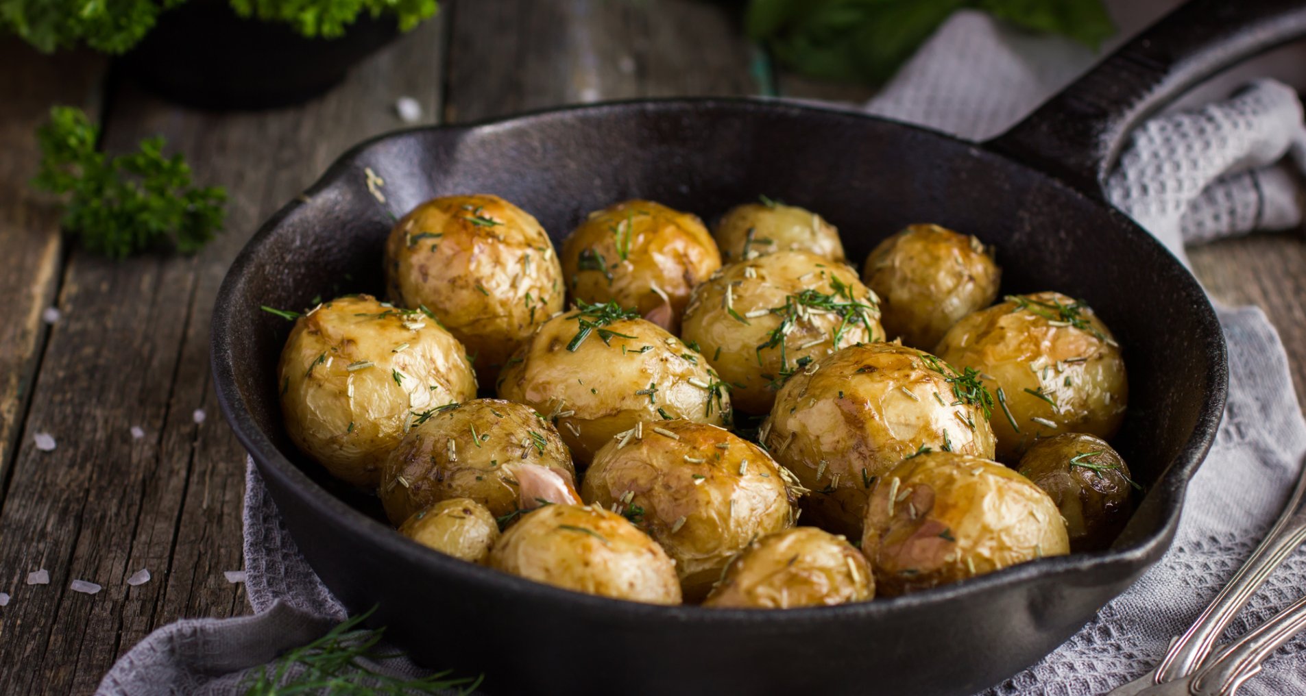 Запеченный картофель – вегетарианский гарнир
