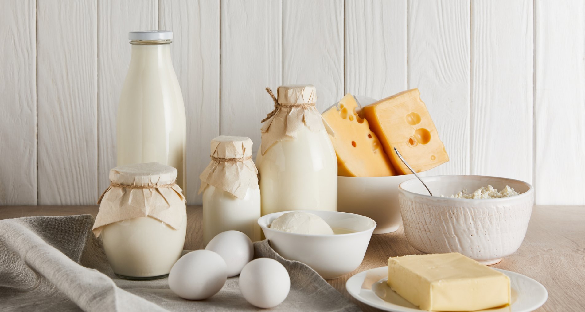молочные продукты и яйца