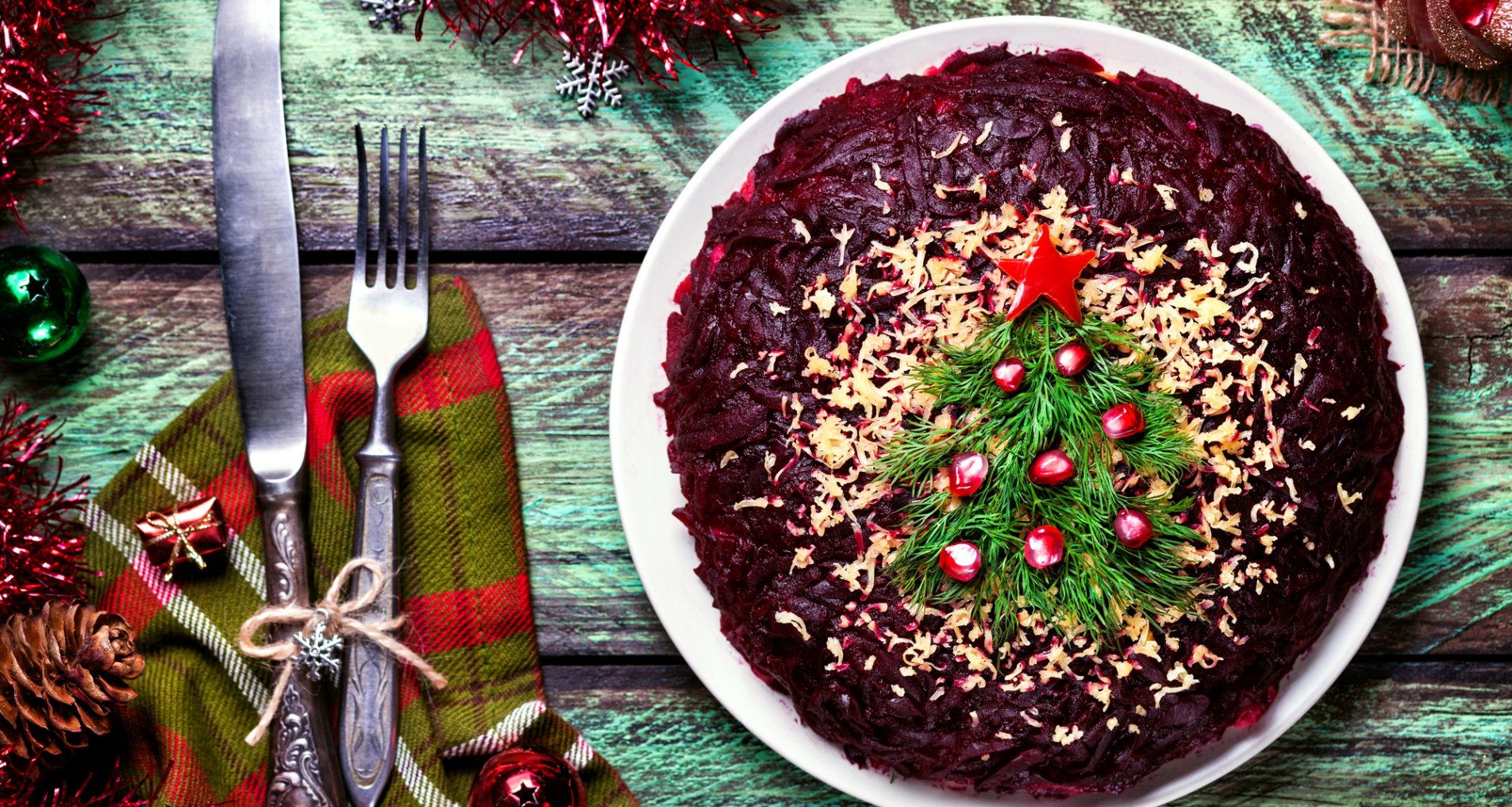 Рецепты новогодних блюд: салат «Елочка»