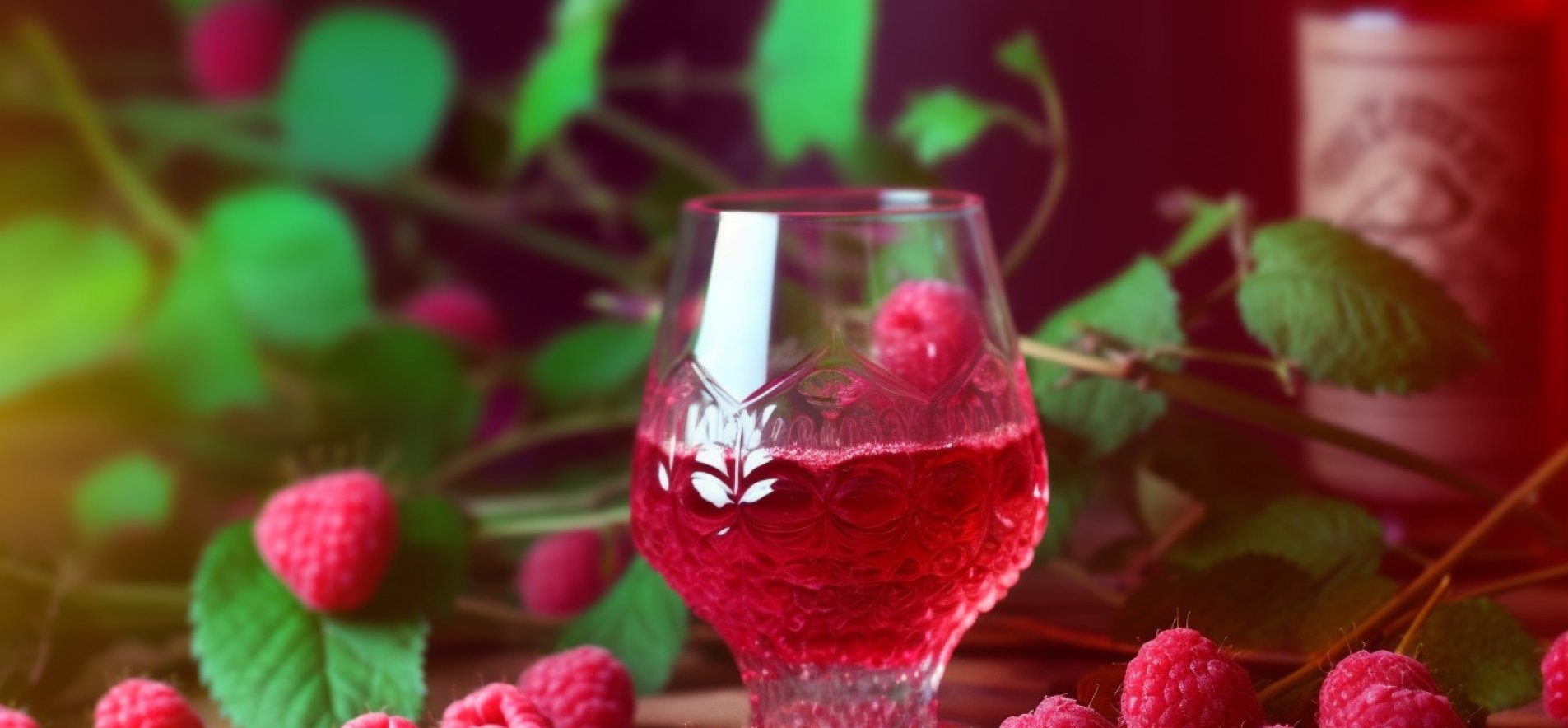 Рубиновый напиток — домашнее малиновое вино