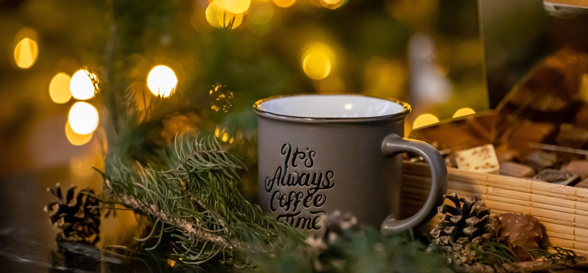 чашка кофе, Новый год