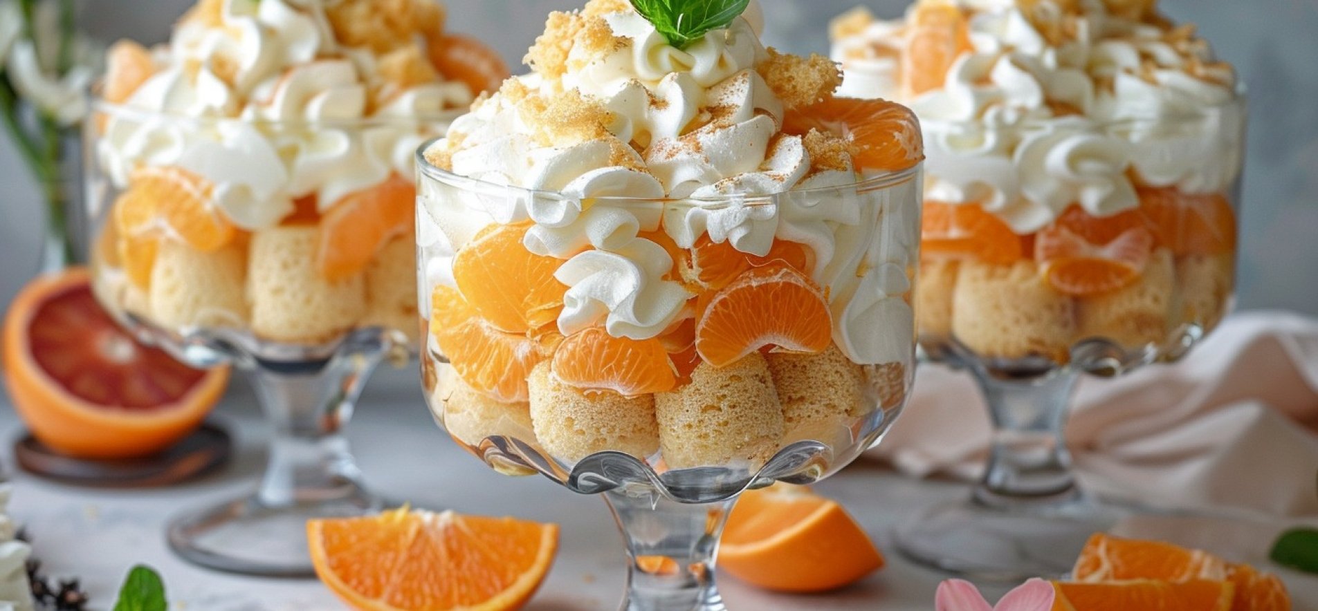 апельсиновий десерт