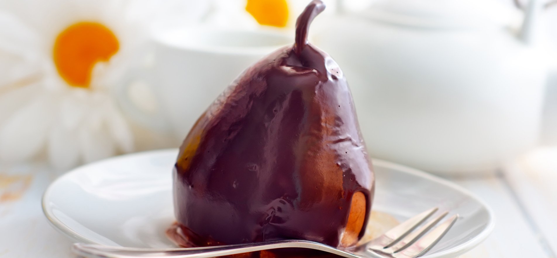Груши в шоколаде — изысканный десерт для особого случая