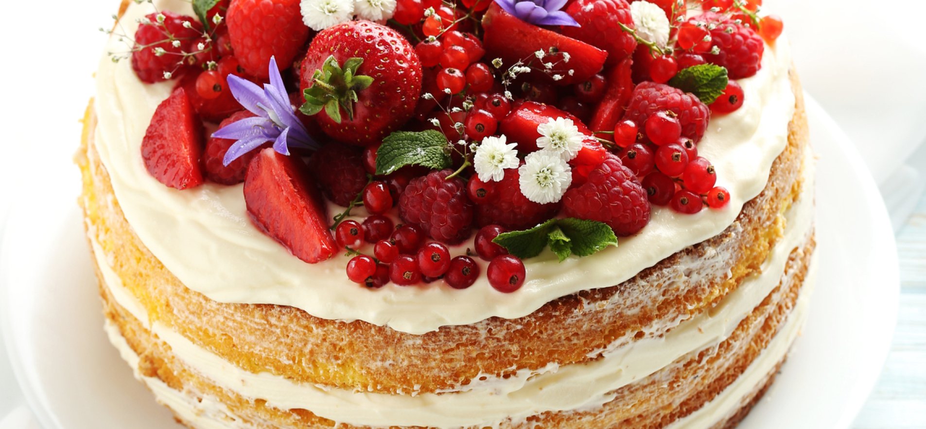 домашние торты с ягодами рецепт | Дзен