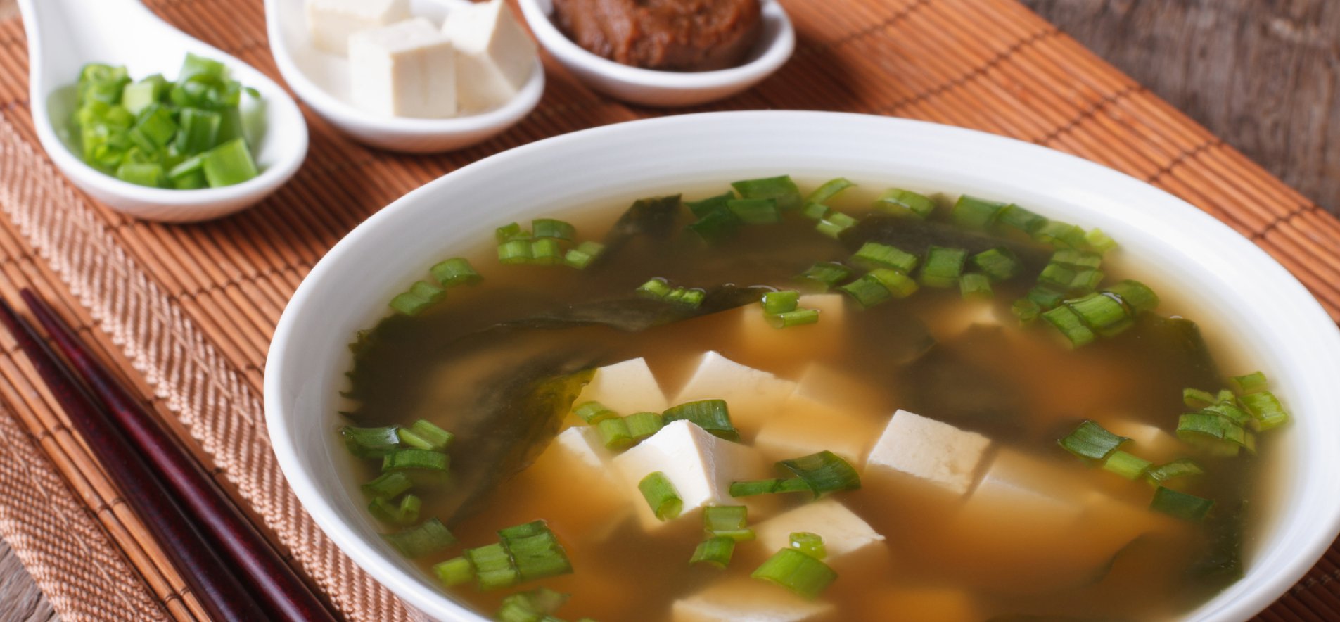 Остро-кислый суп из тофу
