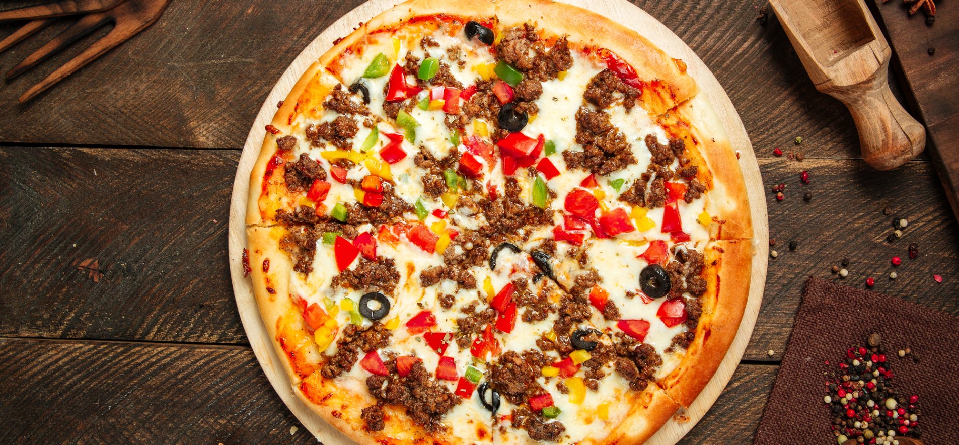 Фирменный рецепт от «Формулы еды»: пицца с фаршем индейки вместо теста