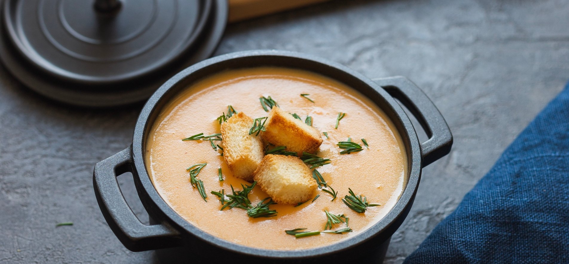 Суп-пюре из картофеля с гренками – пошаговый рецепт приготовления с фото