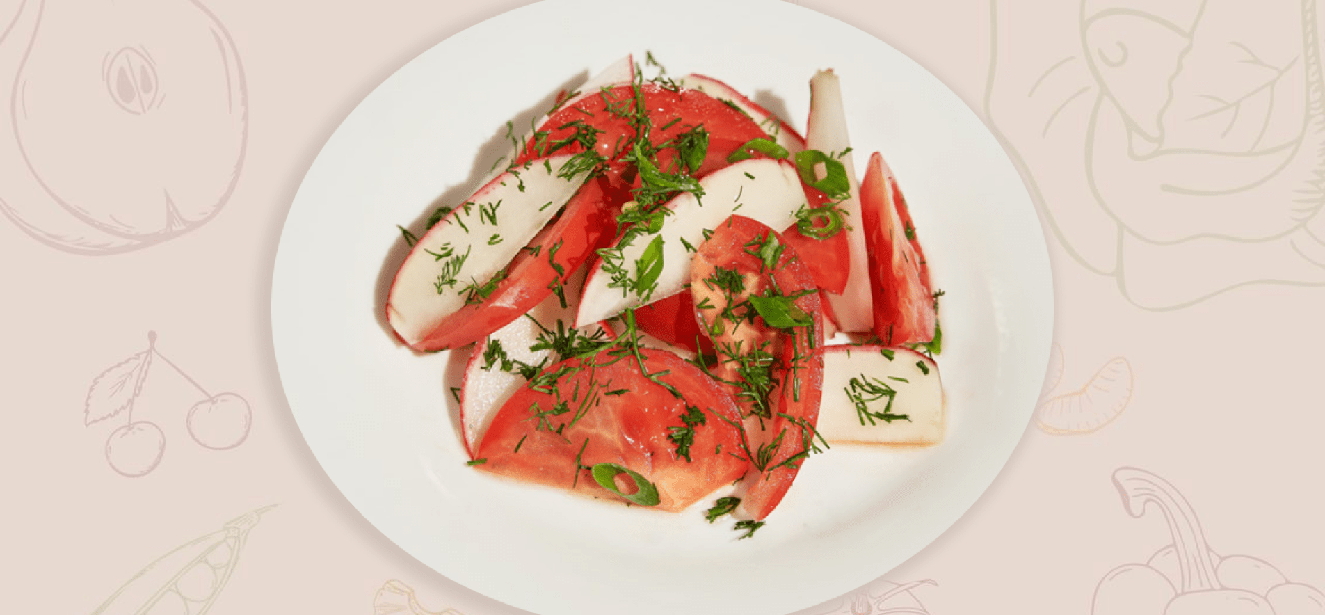 салат редиски і помідорів рецепт клопотенко