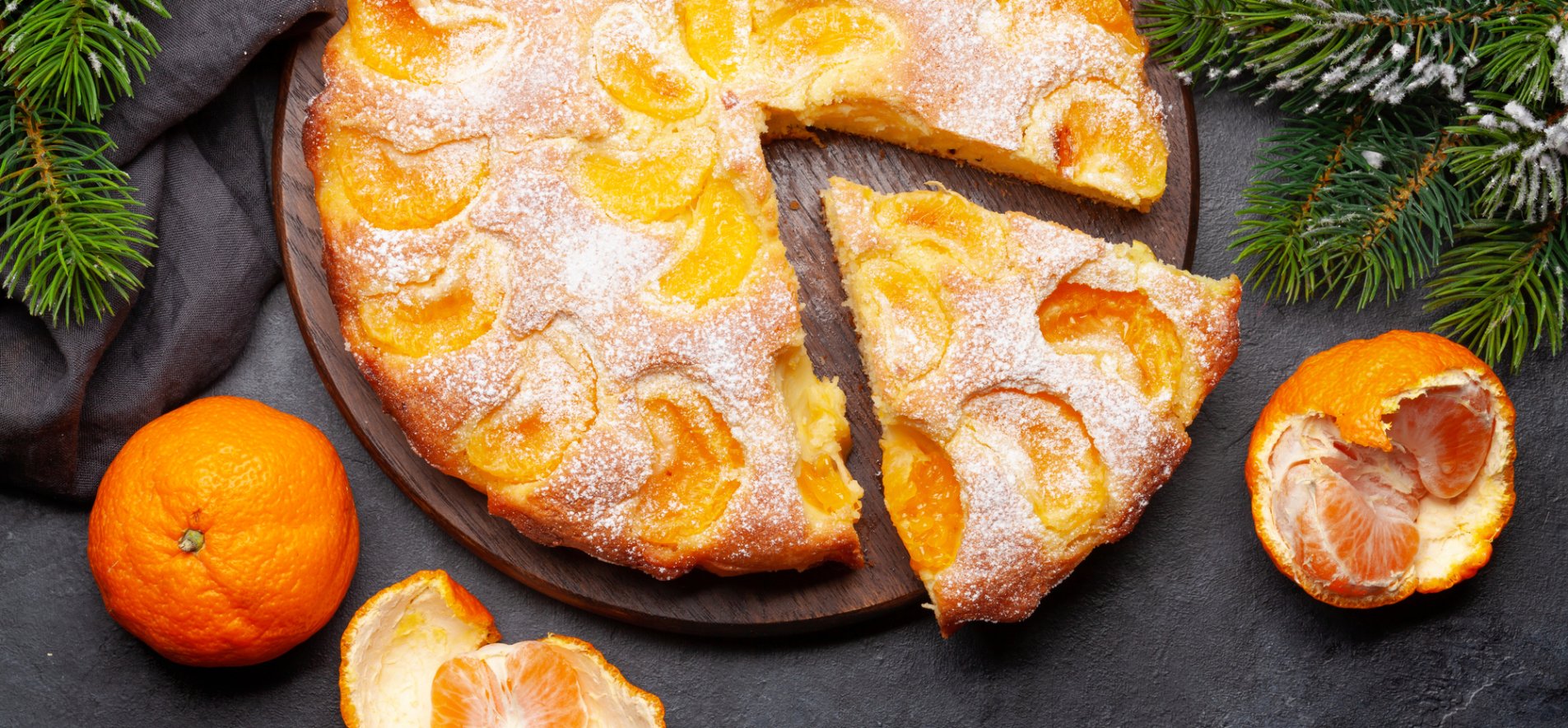 Пирог с мандаринами - рецепты с фото