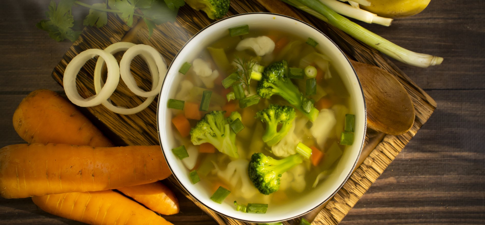 Суп с замороженными овощами