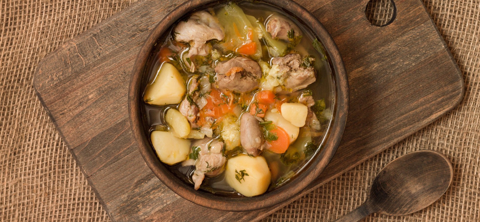 Перловый суп с куриными желудками — рецепт
