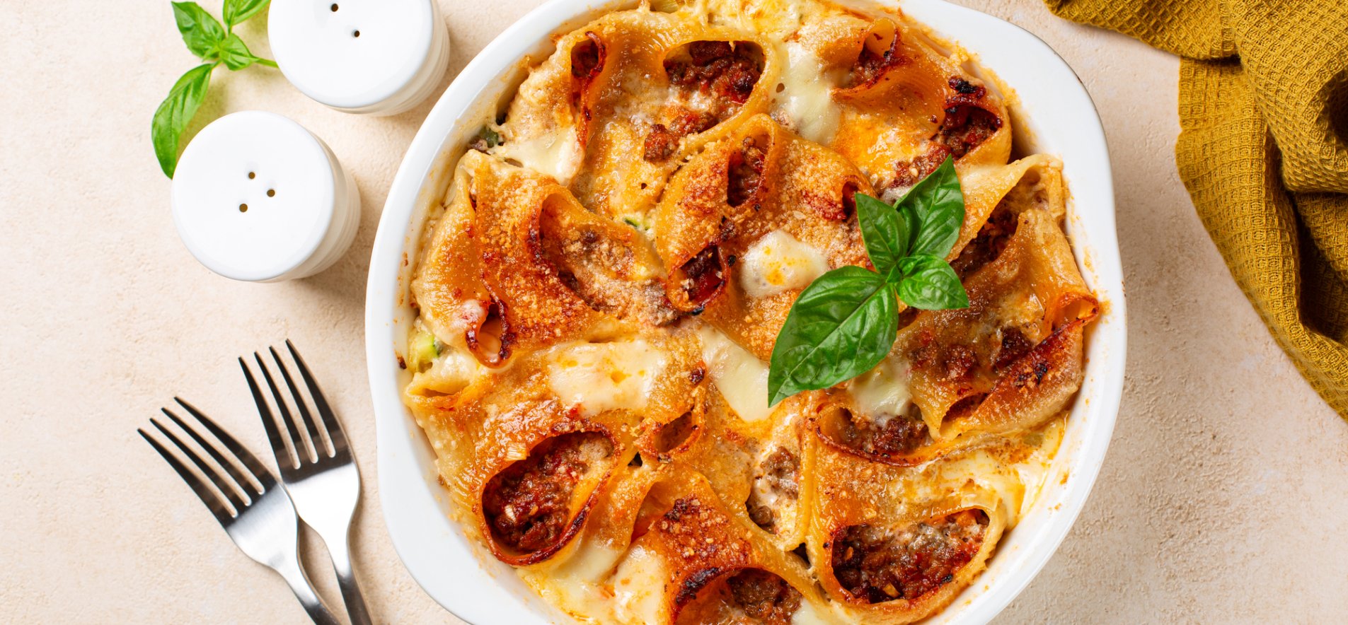Фаршированная паста лумакони — оригинальный рецепт макарон