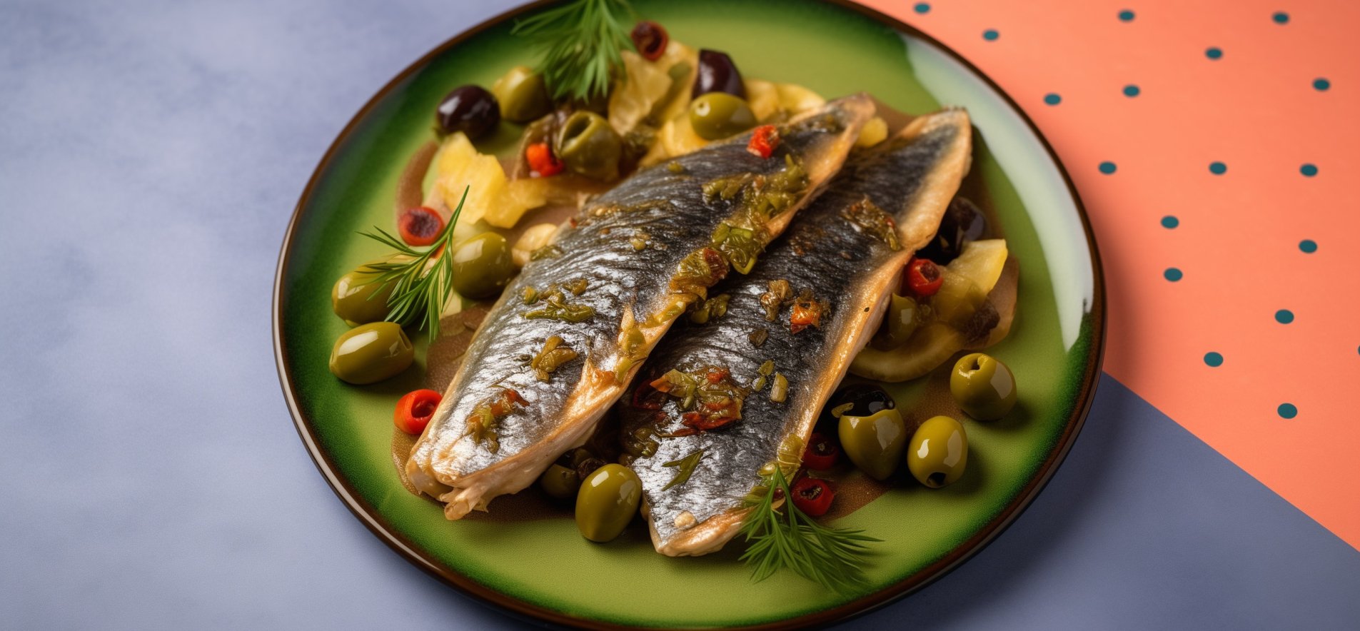 Запеченная скумбрия с пикантной сальсой — вкусное и простое рыбное блюдо
