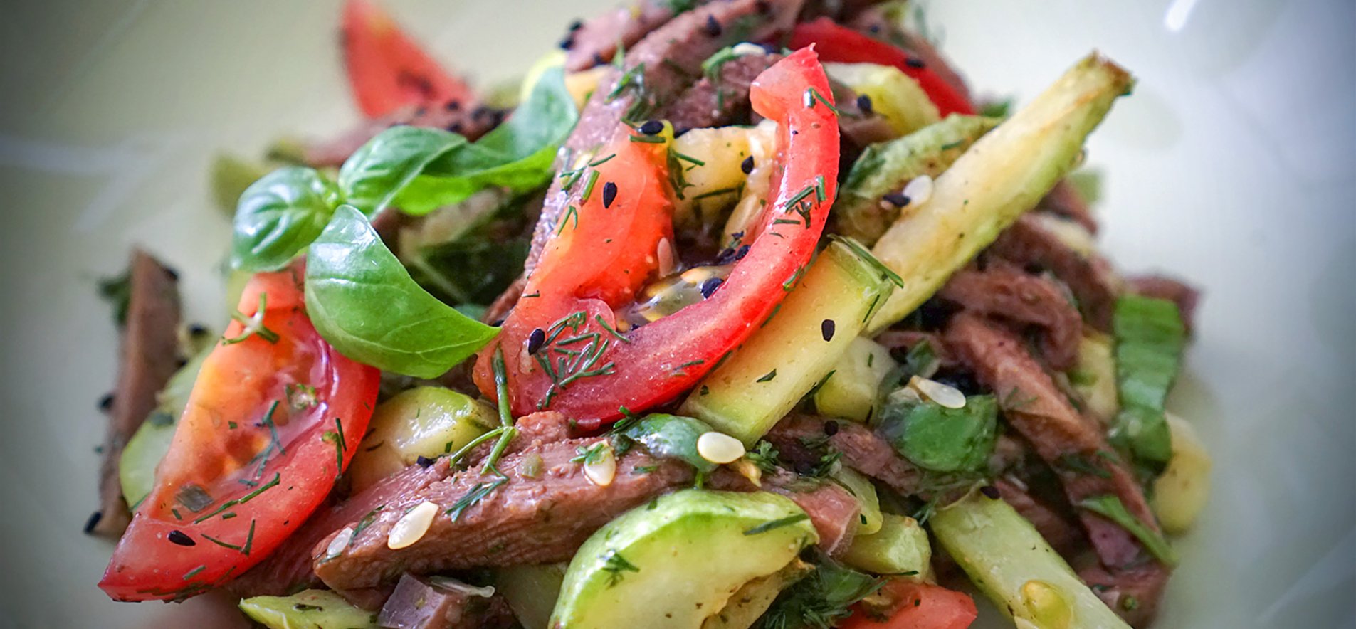Салат с говяжьим языком - 10 простых и вкусных рецептов приготовления с пошаговыми фото