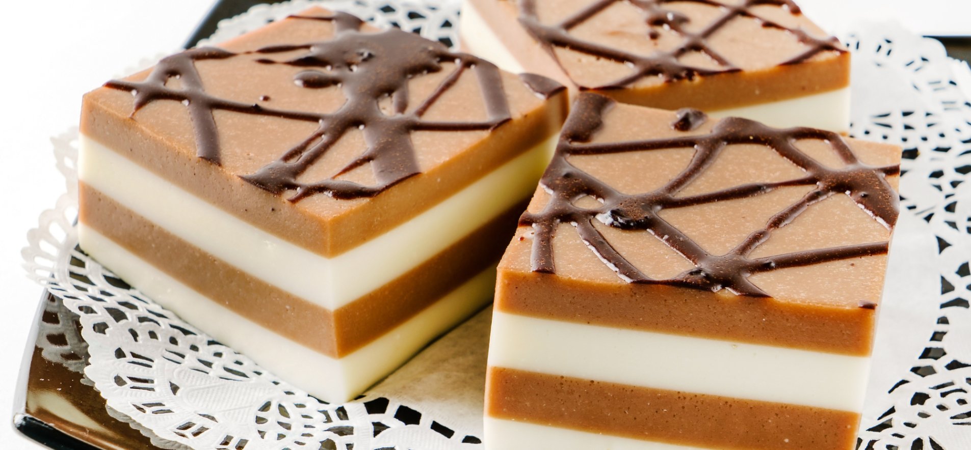 Молочно-шоколадний десерт «Смугастик»