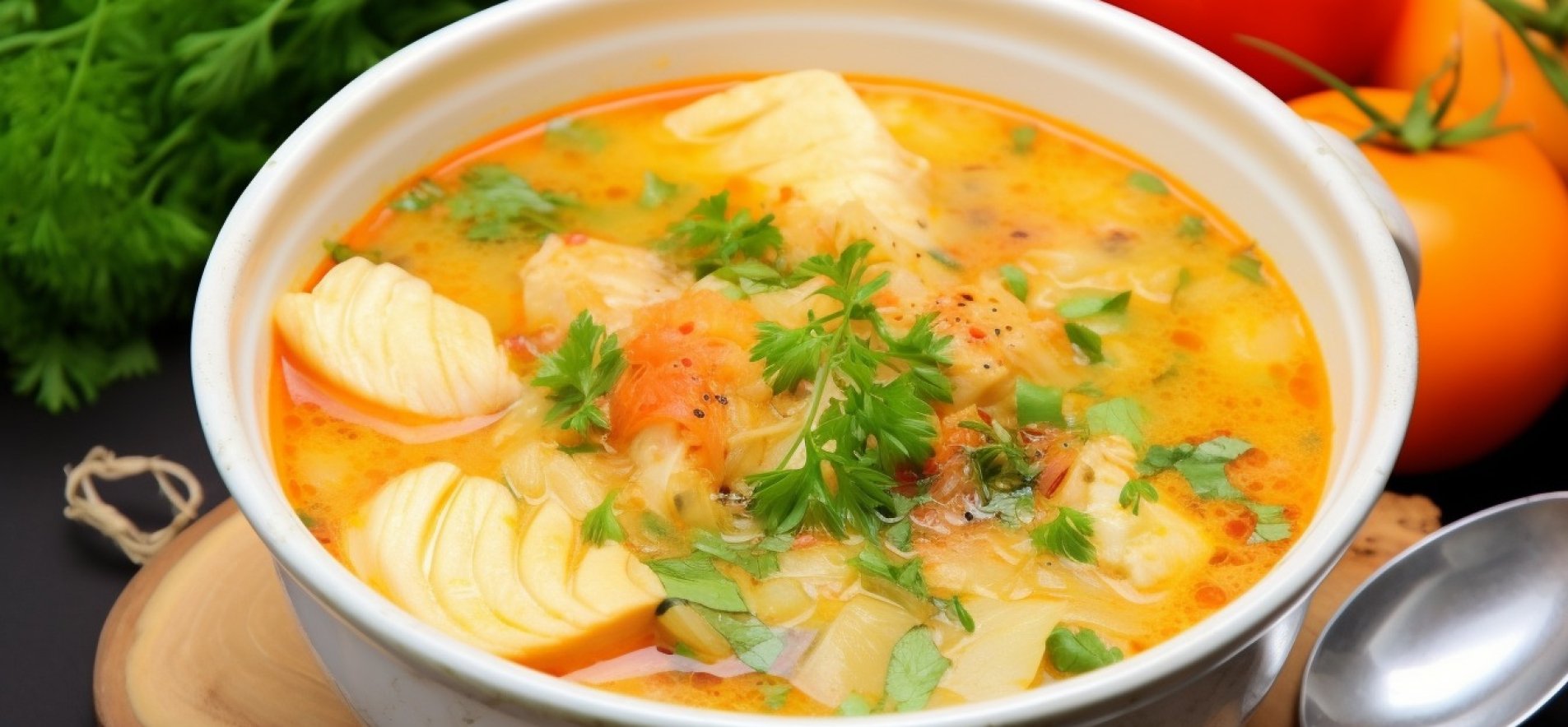 Рибний суп з рисом
