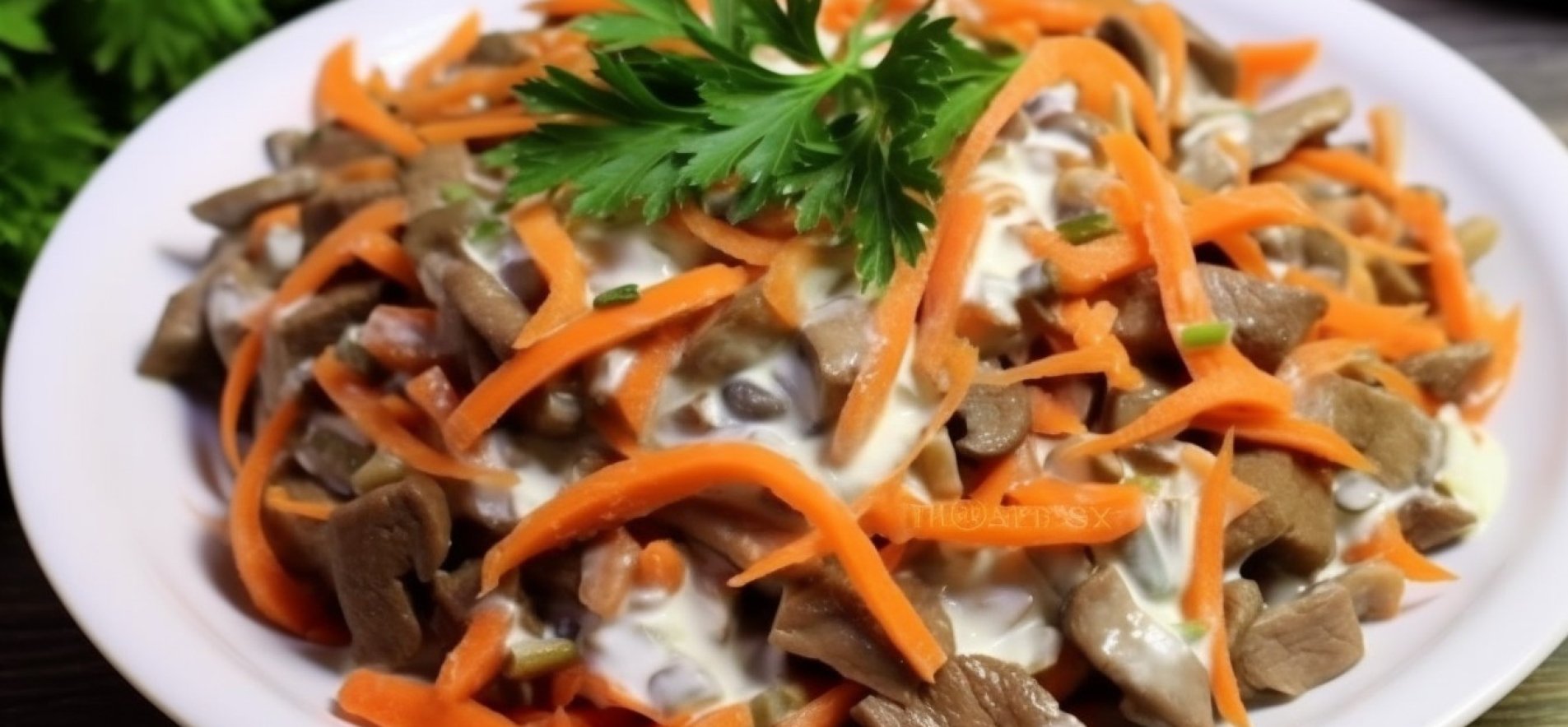 Салат с куриной печенью, солеными огурцами и морковью , пошаговый рецепт с фото на ккал