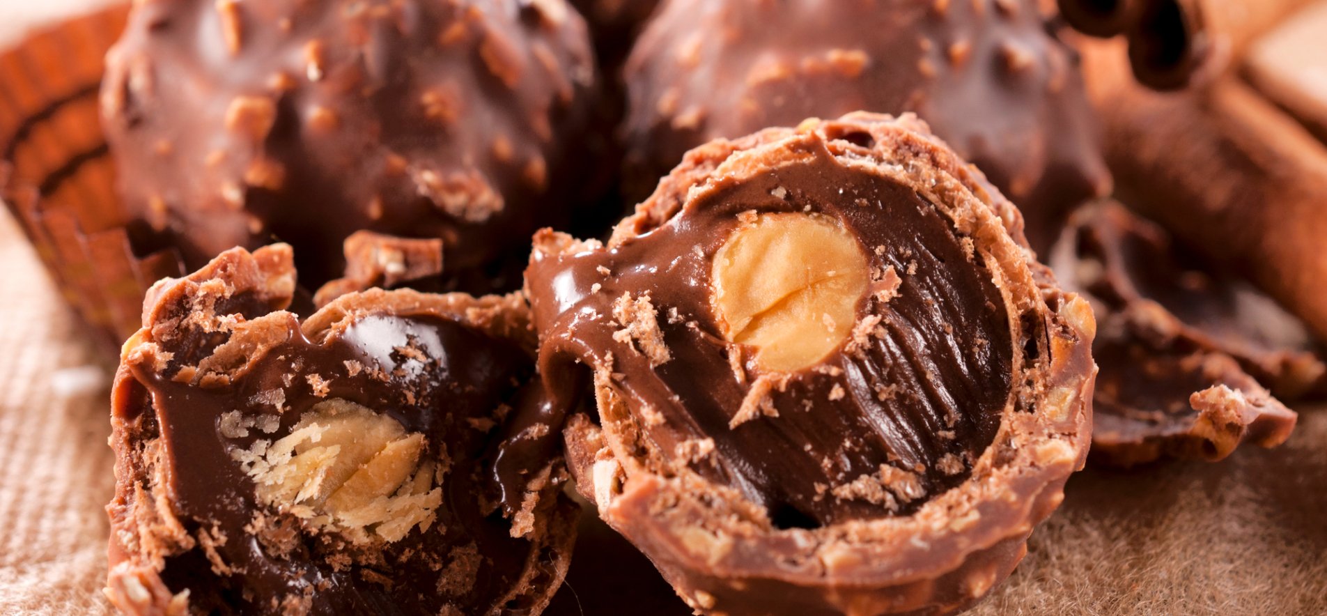 Шоколадные конфеты с ганашем