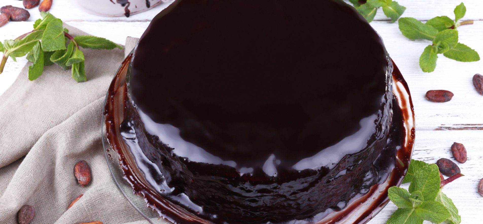 Шоколадный торт с орехами в микроволновке