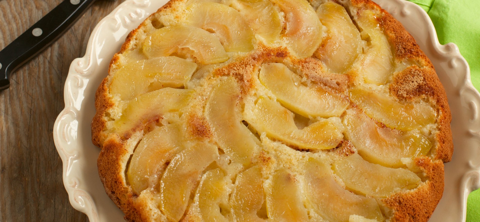 Перевернутый яблочный пирог