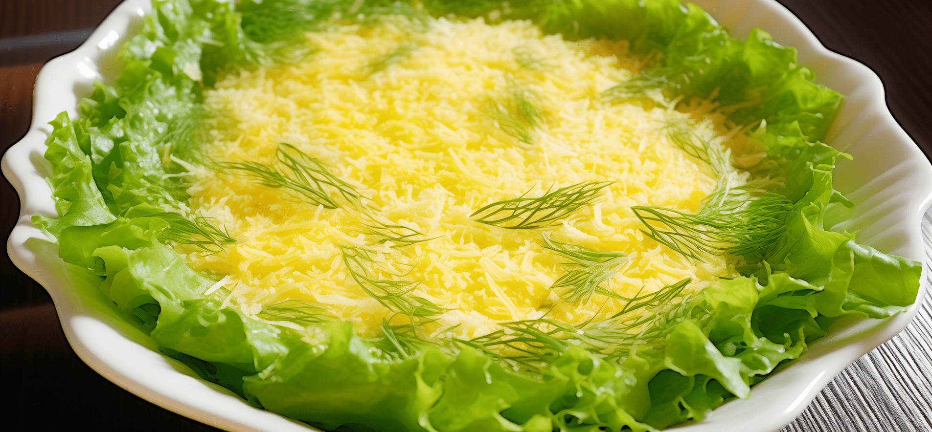 Вариант 1: Классический рецепт салата «Мимоза» с рисом