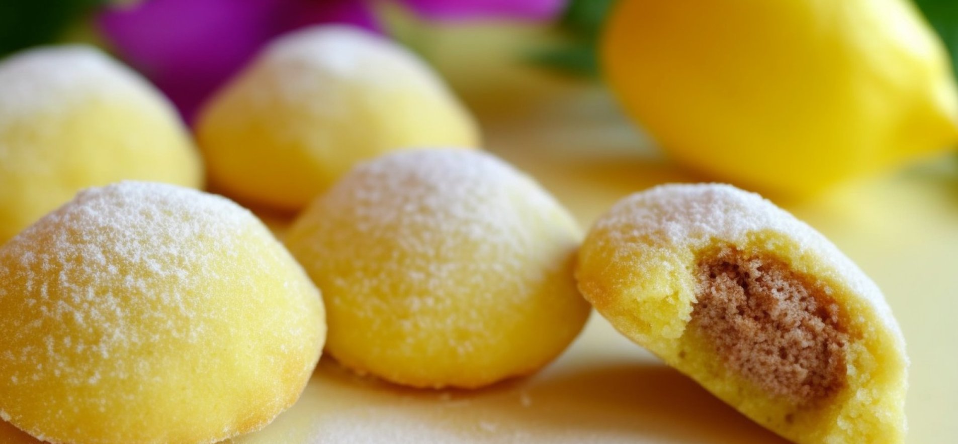 Печенье «Лимоны» — оригинальная выпечка к чаю