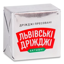 Дріжджі «Львівські» пресовані, 42г