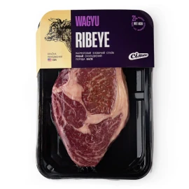 Яловичина Вагю стейк Рібай Блек Wet Aged в/у, 100г