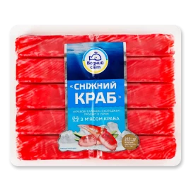 Палички крабові Водний світ Сніжний краб охолоджені, 250г