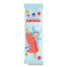 Морозиво Rud Ескімос Bubbles пломбір ескімо, 70г
