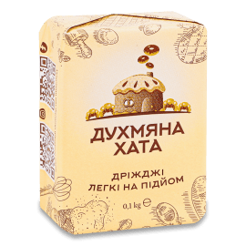 Дріжджі «Духмяна хата» пресовані хлібопекарські, 100г