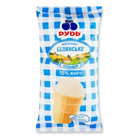 Морозиво Рудь Селянське пломбір