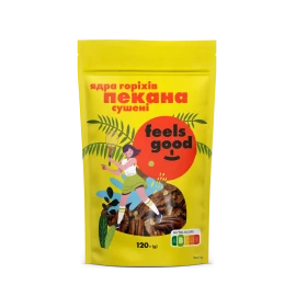 Ядра Feels good горіхів Пекана сушені, 120г