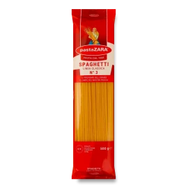 Вироби макаронні Pasta Zara Спагеті №3, 500г