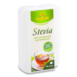 Екстракт «Стевіясан» з листя стевії сухий 100 шт., 4г