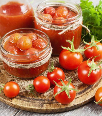 Маринованные помидоры с томатным соком – пошаговый рецепт приготовления с фото