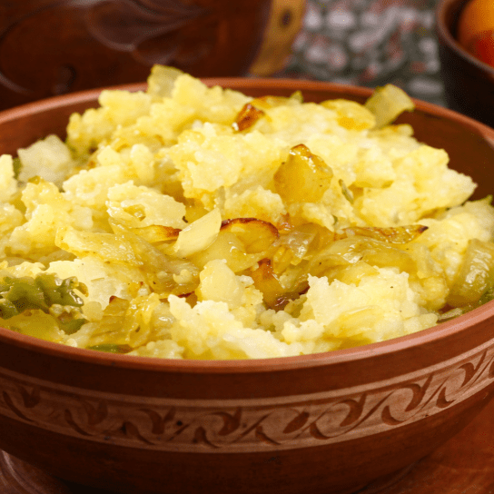 Товканка з картоплі та пшона