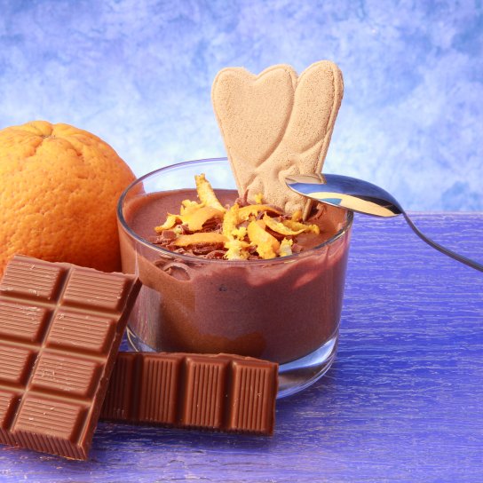 Шоколадно-апельсиновий пудинг