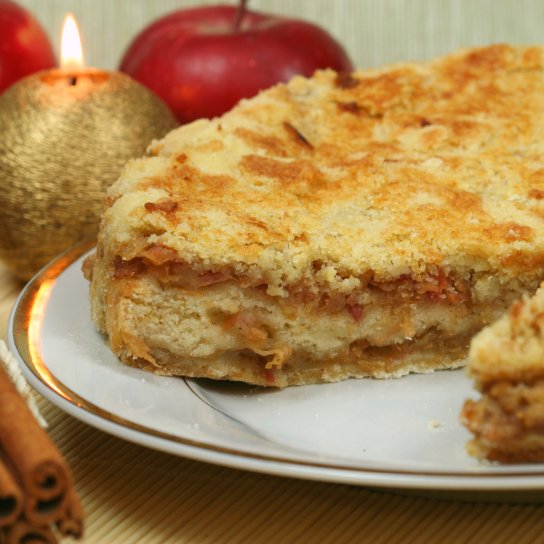 Бургундська яблучна запіканка